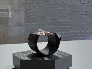 Low Poly Sci-Fi Ring Milenium 3D 模型