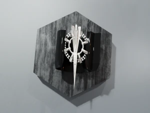 Low Poly Sci-Fi Ring Milenium 3D Model