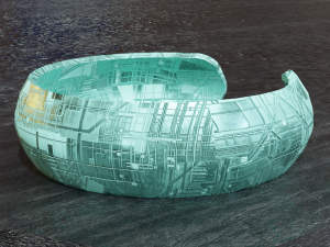 Low Poly Sci-Fi Bracelet Padme 3D 模型