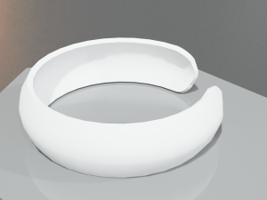 Low Poly Sci-Fi Bracelet Padme 3D Модель