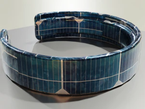 Low Poly Sci-Fi Bracelet Luke 3D Model