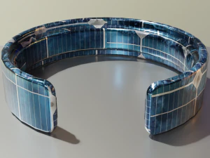 Low Poly Sci-Fi Bracelet Luke 3D Model