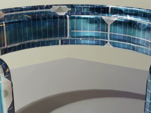 Low Poly Sci-Fi Bracelet Luke 3D Model