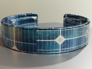 Low Poly Sci-Fi Bracelet Luke 3D 模型