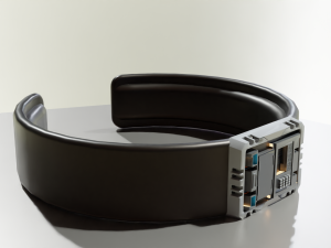 Low Poly Sci-Fi Bracelet C3PO 3D Модель