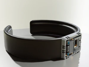 Low Poly Sci-Fi Bracelet C3PO 3D Model