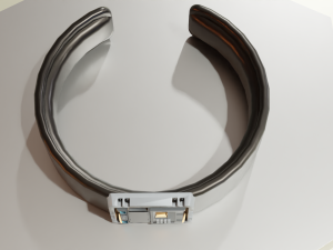 Low Poly Sci-Fi Bracelet C3PO 3D Модель