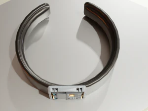 Low Poly Sci-Fi Bracelet C3PO 3D Model