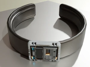 Low Poly Sci-Fi Bracelet C3PO 3D Model