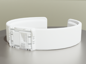 Low Poly Sci-Fi Bracelet C3PO 3D Модель