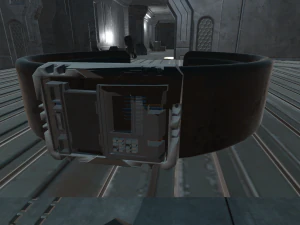 Low Poly Sci-Fi Bracelet C3PO 3D Model
