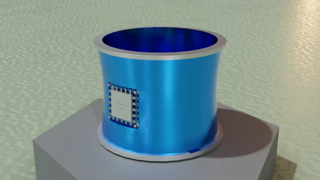 Bracelet de science-fiction Low Poly Solo Modèle 3D .c4d .max .obj .3ds .fbx .stl .blend