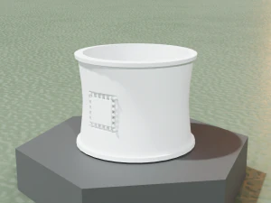 Bracelet de science-fiction Low Poly Solo Modèle 3D