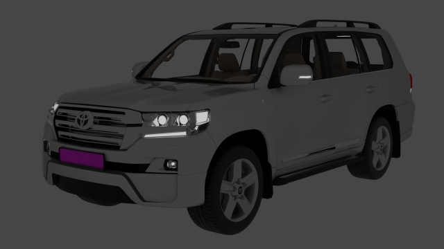 Toyota Land Cruiser Modelo 3D .c4d .max .obj .3ds .fbx .stl .blend 