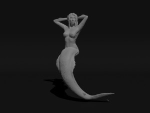 Mermaid 3D Print Models