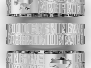 Ring good evening we are from ukraine 3D 프린트 모델