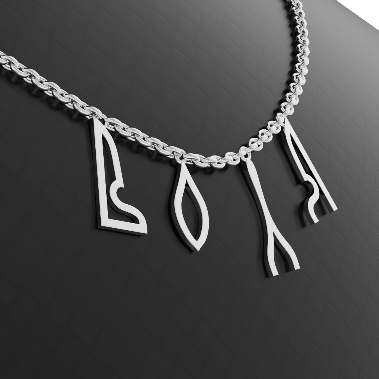 Freedom Pendant 3D Print Model .c4d .max .obj .3ds .fbx .stl .blend 