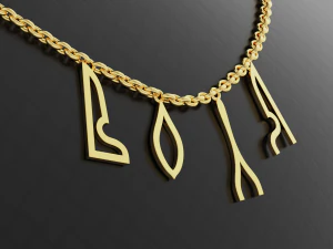 Freedom Pendant 3D Print Model