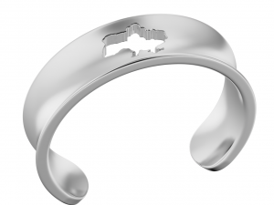 Ring with Ukraine 3D-Druckmodell