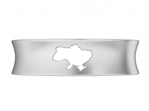 Ring with Ukraine 3D-Druckmodell
