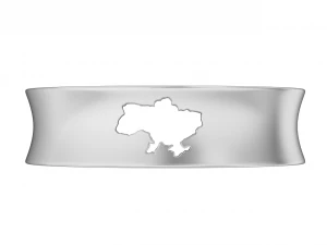 Ring with Ukraine 3D Print Model
