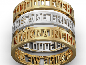 Ring Good evening we are from Ukraine RSize 6-7-8-9-1-11 USA 3D Print Model