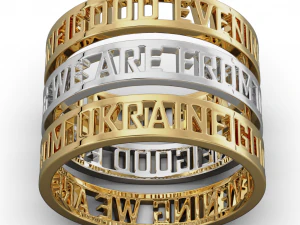 Ring Good evening we are from Ukraine RSize 6-7-8-9-1-11 USA 3D Print Model