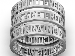 Ring Good evening we are from Ukraine RSize 6-7-8-9-1-11 USA 3D 프린트 모델