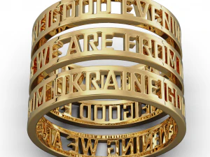 Ring Good evening we are from Ukraine RSize 6-7-8-9-1-11 USA 3D Print Model