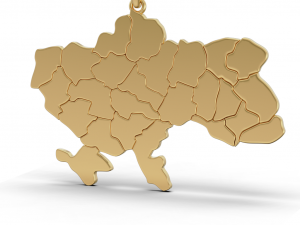 Pendant Ukraine Enamel 3D Print Model