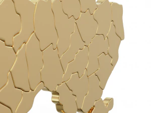 Pendant Ukraine 3D Print Model