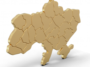 Pendant Ukraine Model do druku 3D