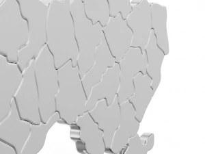 Pendant Ukraine 3D Print Model