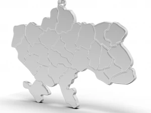 Pendant Ukraine 3D Print Model