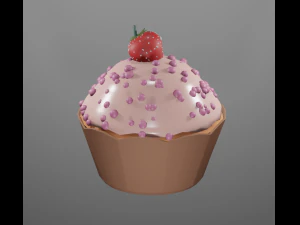 Кекс 3D Модель