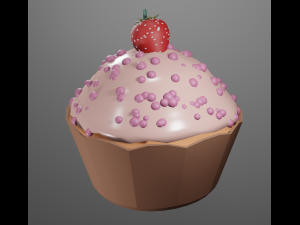 Cupcake Modelo 3D
