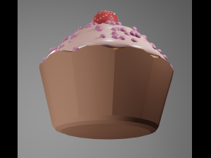 Cupcake Modelo 3D
