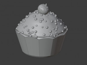 Cupcake Modelo 3D