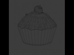 Cupcake Modelo 3D