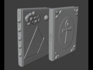 The Egyptian Book 3D Model