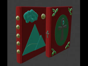 The Egyptian Book 3D Model