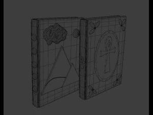 The Egyptian Book 3D Model