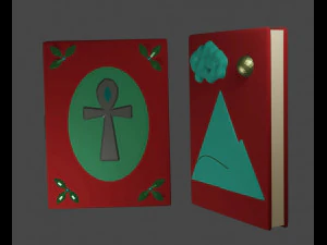 The Egyptian Book 3D Model