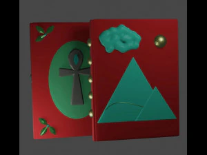 The Egyptian Book 3D Model