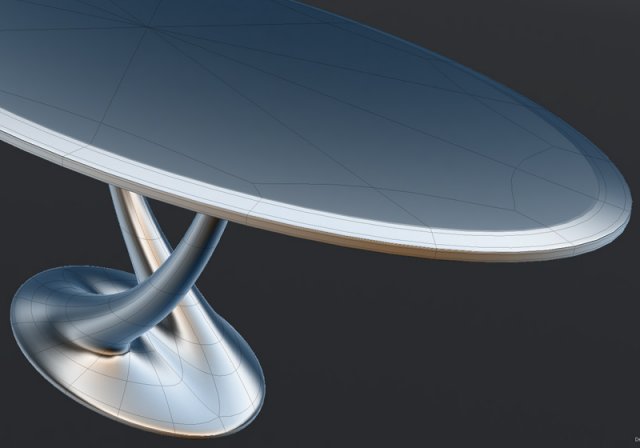 Table 3D Model .c4d .max .obj .3ds .fbx .stl .blend 
