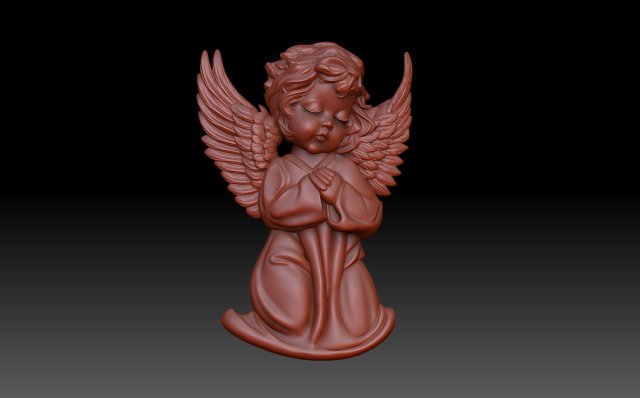 Little angel Modelo de impresión 3D .c4d .max .obj .3ds .fbx .stl .blend 
