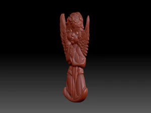 Piccolo angelo Modello di stampa 3D