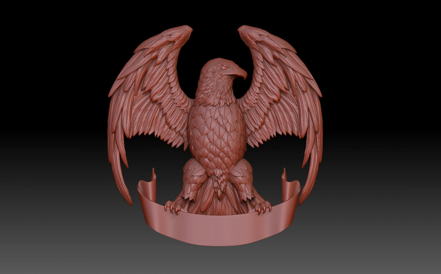 Eagle 3D Print Model .c4d .max .obj .3ds .fbx .stl .blend 