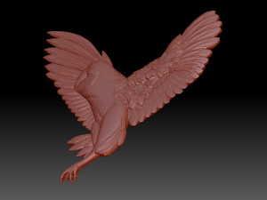 Owl 3Dプリントモデル