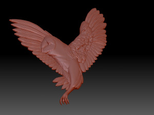 Owl 3Dプリントモデル